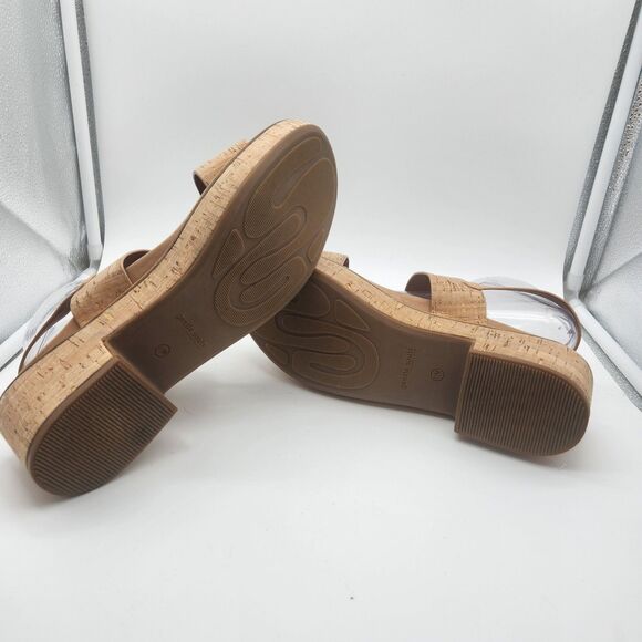 Gentle Souls By Kenneth Cole Women’s 11 M Beige Talia Sandals Ankle Strap Heels - Picture 6 of 8